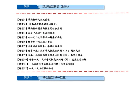 热点专题2-3幂函数与二次函数，方程与不等式（原卷版）--2025年高考数学热点题型追踪与重难点专题突破（新高考专用）_2025年新高考资料_二轮复习