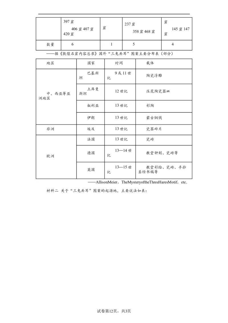 古代战争与地域文化的演变专项练习--2024届高三历史统编版二轮复习解析版_07高考历史_2024年新高考资料_2.2024二轮复习_2024届高三历史统编版二轮复习专项训练