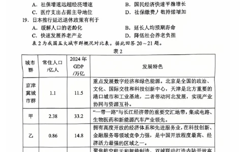 地理卷+答案常州高三期末2601_全国高考模拟卷_2026年2月_260201常州市2025-2026学年第一学期高三期末质量调研（全科）_常州市2025-2026学年第一学期高三期末质量调研地理+答案