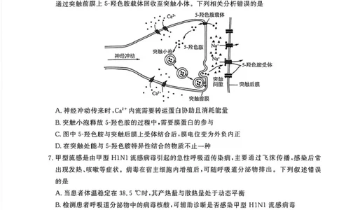 高三生物_全国高考模拟卷_2026年2月_260203河北省2026年高三2月份金科大联考（全科）_河北高三上学期金科联考二月份生物试卷（含答案）