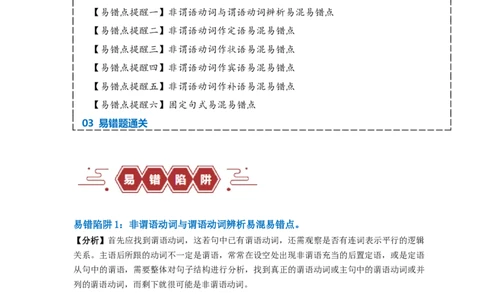 易错点21语法填空：有提示词之非谓语动词（6大陷阱）-备战2024年高考英语考试易错题（原卷版）_03高考英语_新高考复习资料_2024年新高考资料_专项复习资料
