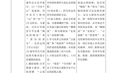 5七律&middot;长征导学案_25秋1-6年级语文上册课件教案_25秋统编版语文六年级上册_统编版语文六年级上册教学资源包（25秋七彩课堂）_2.第二单元_5七律&middot;长征_辅教资源_导学案