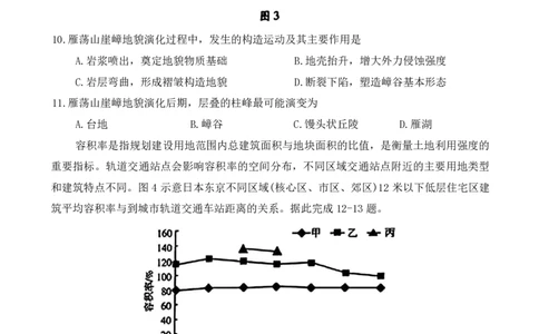 地理试题_全国高考模拟卷_2026年2月_260210（潍坊一模）潍坊市2026年2月高考模拟考试（全科）