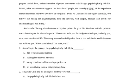 易错点14阅读理解：细节理解题（4大陷阱）-备战2024年高考英语考试易错题（原卷版）_03高考英语_新高考复习资料_2024年新高考资料_专项复习资料