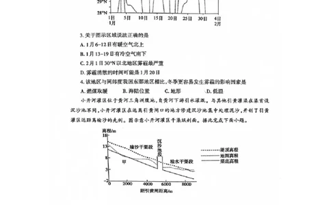 山东省泰安市高三一轮检测（泰安一模）地理试题+答案_全国高考模拟卷_2026年2月_260204山东省泰安市2026届高三一轮检测（泰安一模）（全科）