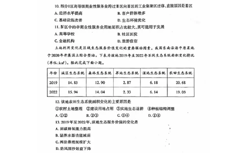 山东省泰安市高三一轮检测（泰安一模）地理试题+答案_全国高考模拟卷_2026年2月_260204山东省泰安市2026届高三一轮检测（泰安一模）（全科）