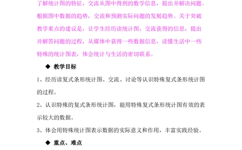 7.2.1读统计图（一）_小学1-6年级常用的上册资源汇总_四年级上册资料(1)_4年级下册教学资源包教案+学案_第七单元复式条形统计图（教案+学案）_教案