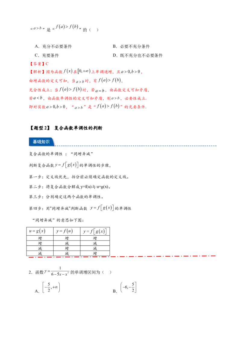 热点专题2-2函数单调性与奇偶性15类题型全归纳（解析版）-2025年高考数学热点题型追踪与重难点专题突破（新高考专用）_2025年新高考资料_二轮复习