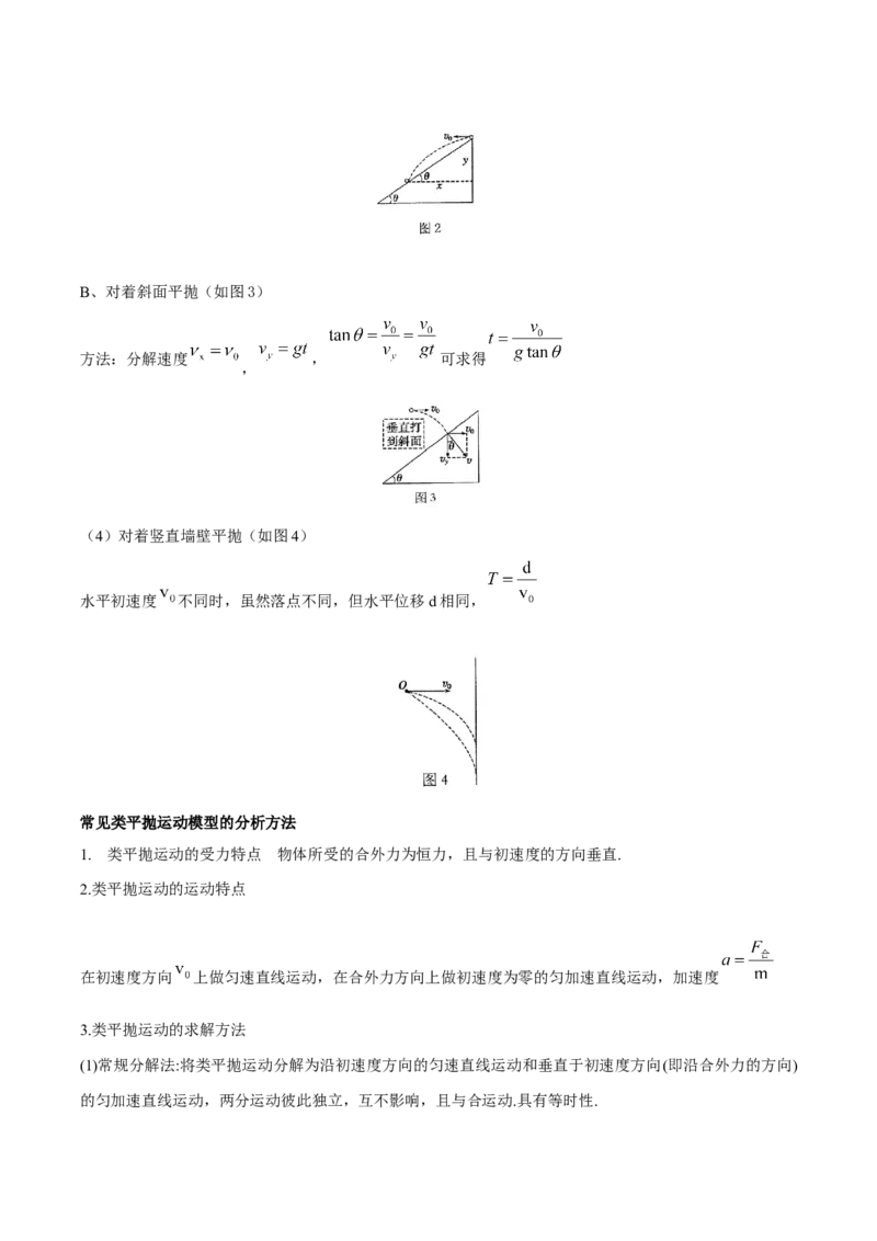 模型09、平抛&mdash;&mdash;斜面模型（解析版）_全国高考模拟卷_2024各科知识点合卷集（非实时各地名校卷）_巧解题2024高考物理模型全归纳(12)份