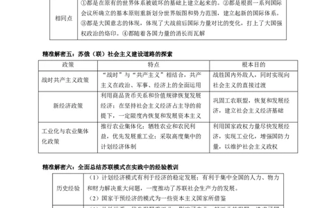 押江苏卷第15题一战至二战（原卷版）_07高考历史_2024年新高考资料_52024三轮冲刺_备战2024年高考历史临考题号押题（江苏专用）323111722