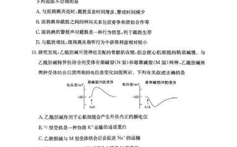 长郡中学2026届高三月考试卷（六）生物_全国高考模拟卷_2026年2月_260212湖南省长沙市长郡中学2026届高三年级月考（六）（全科）
