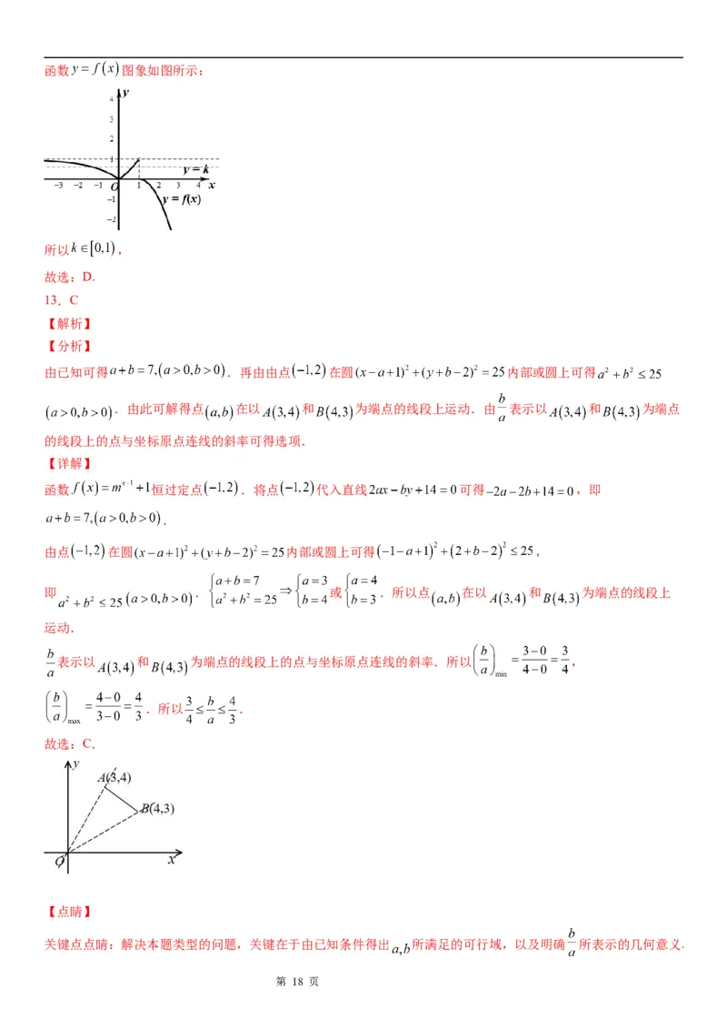 微专题指数函数的图象及应用学案-2023届高考数学一轮《考点&middot;题型&middot;技巧》精讲与精练_02高考数学_通用版（老高考）复习资料_2023年复习资料_一轮复习
