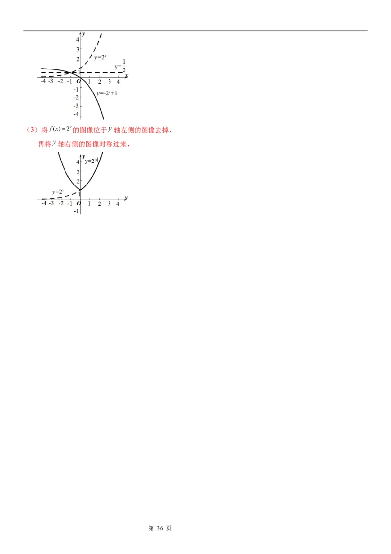 微专题指数函数的图象及应用学案-2023届高考数学一轮《考点&middot;题型&middot;技巧》精讲与精练_02高考数学_通用版（老高考）复习资料_2023年复习资料_一轮复习