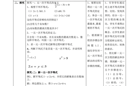 精4北师大版（2024）八下2.2解一元一次不等式课时计划_北师大初中数学_8下-北师大版初中数学_2026春新版_第二套-东方_01.北师大数学8下第2套课件+教案+单元设计26春更新中