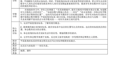 精2北师大版（2024）八年级数学上册第三章《位置与坐标》3.2平面之间坐标系（1）教学设计_北师大初中数学_8上-北师大版初中数学_初中数学北师大8上-2025秋季新版_第二套推荐25
