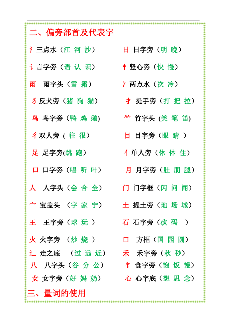 9.16+一上语文-知识点归纳总_小学1-6年级常用的上册资源汇总_一年级上册资料_曹操老师_资料包