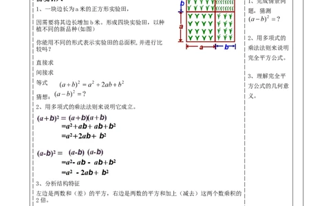 精10北师大版（2024）七年级数学下册第一章《整式的乘除》1.3完全平方公式_北师大初中数学_7下-北师大版初中数学_7下-初中数学北师大版（2025春季新版）持续更新
