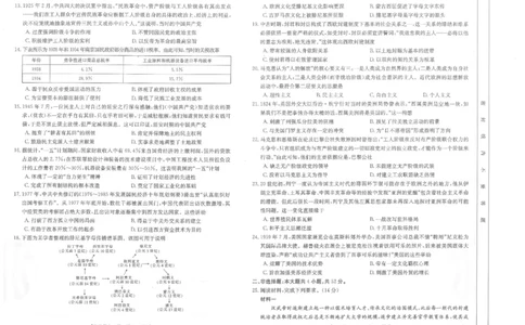 历史试卷_07高考历史_历史高考模拟题_旧高考_2023年_山西金太阳23届高三9月联考（23-28C）历史含答案