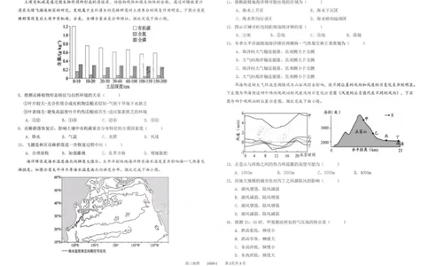 树德中学高2023级高三上期期末测试地理_全国高考模拟卷_2026年2月_260203四川成都树德中学高2023级高三上期期末测试（全科）