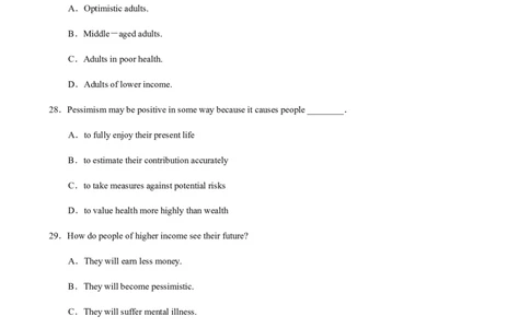 必修第一册Unit1Teenagelife真题模拟练C卷（适合浙江地区）（原题版）_03高考英语_新高考复习资料_2022年新高考资料_2022年新高考英语一轮复习