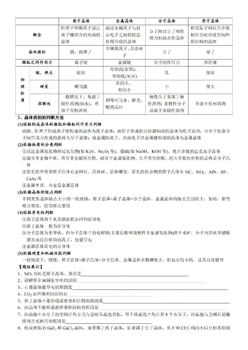 2026高中化学结构技巧总结_全国高考模拟卷