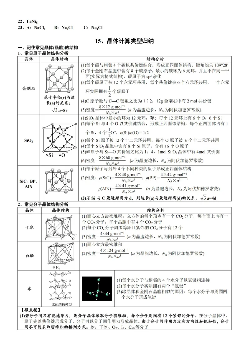 2026高中化学结构技巧总结_全国高考模拟卷