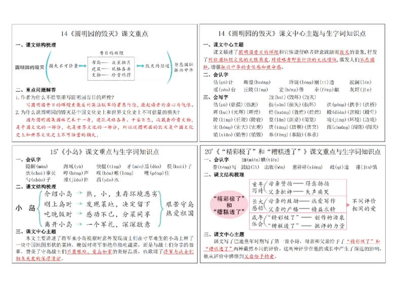 8.232024秋五上语文课课贴(1)(1)_小学1-6年级常用的上册资源汇总_五年级上册资料(1)