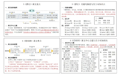 8.232024秋五上语文课课贴(1)(1)_小学1-6年级常用的上册资源汇总_五年级上册资料(1)