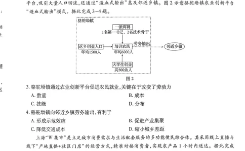 2026届广东省茂名市高州市高三上学期一模地理试卷_全国高考模拟卷_2026年2月_2602042026年广东省茂名市高三年级第一次综合测试（全科）_2026年广东省茂名市高三年级第一次综合测试地理
