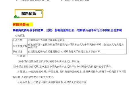 押新高考第6题晚清：中华文明的变革与转型（原卷版）_07高考历史_2024年新高考资料_52024三轮冲刺_备战2024年高考历史临考题号押题（新高考通用）322946313