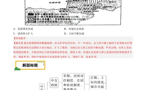 押第12题中古时期的世界（解析版）_07高考历史_2024年新高考资料_52024三轮冲刺_备战2024年高考历史临考题号押题（辽宁、黑龙江、吉林专用）322866720