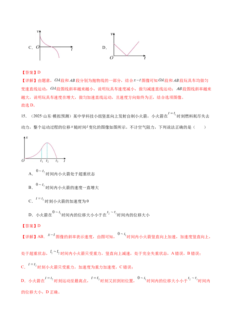微专题六图像法（讲义）（解析版）_03高考英语_2025年新高考资料_二轮复习_01高考语文等多个文件_上好课2025年高考物理二轮复习讲练测（新高考通用）