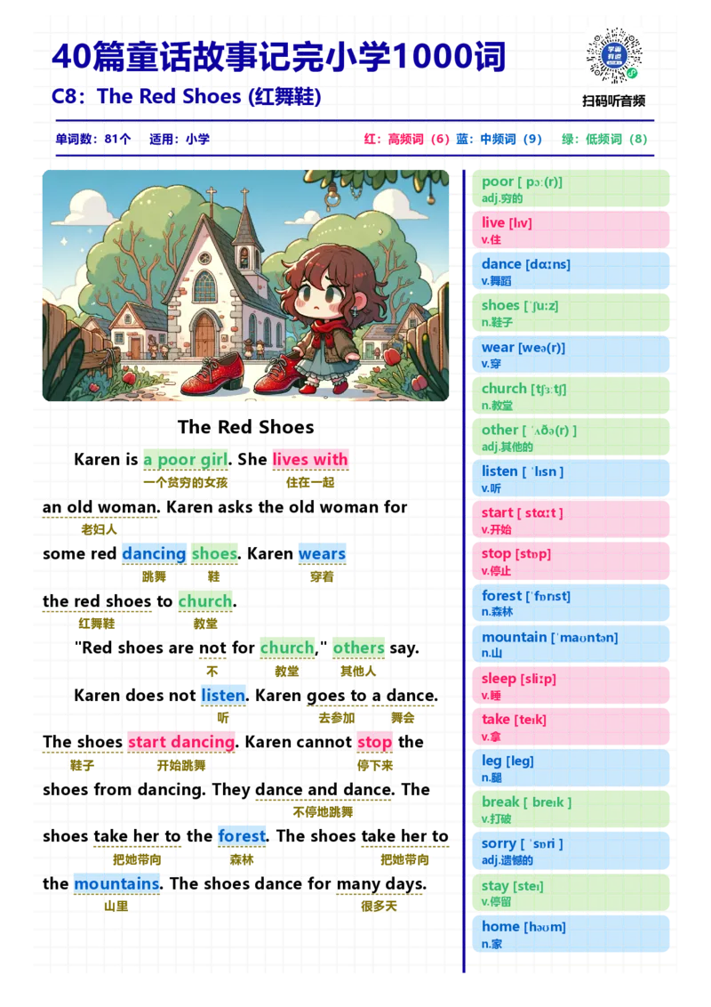 40篇短文记完小学1000核心词汇文章_Password_Removed_小学1-6年级常用的上册资源汇总_一年级上册资料