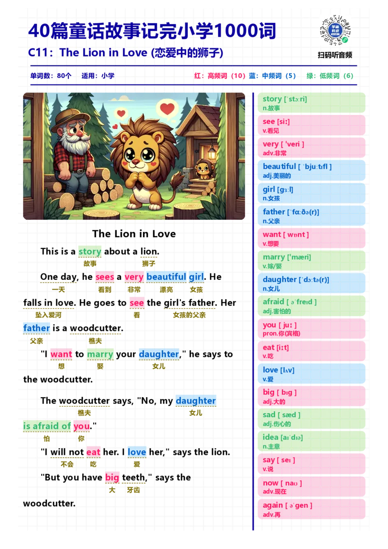 40篇短文记完小学1000核心词汇文章_Password_Removed_小学1-6年级常用的上册资源汇总_一年级上册资料