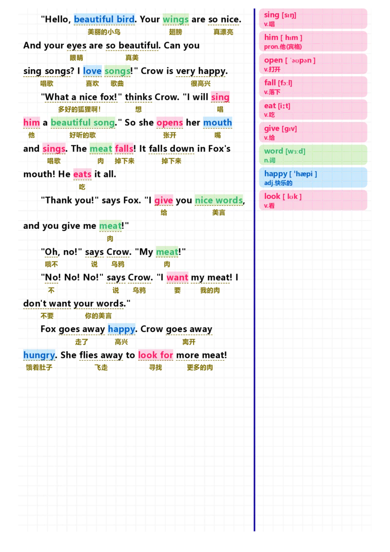 40篇短文记完小学1000核心词汇文章_Password_Removed_小学1-6年级常用的上册资源汇总_一年级上册资料