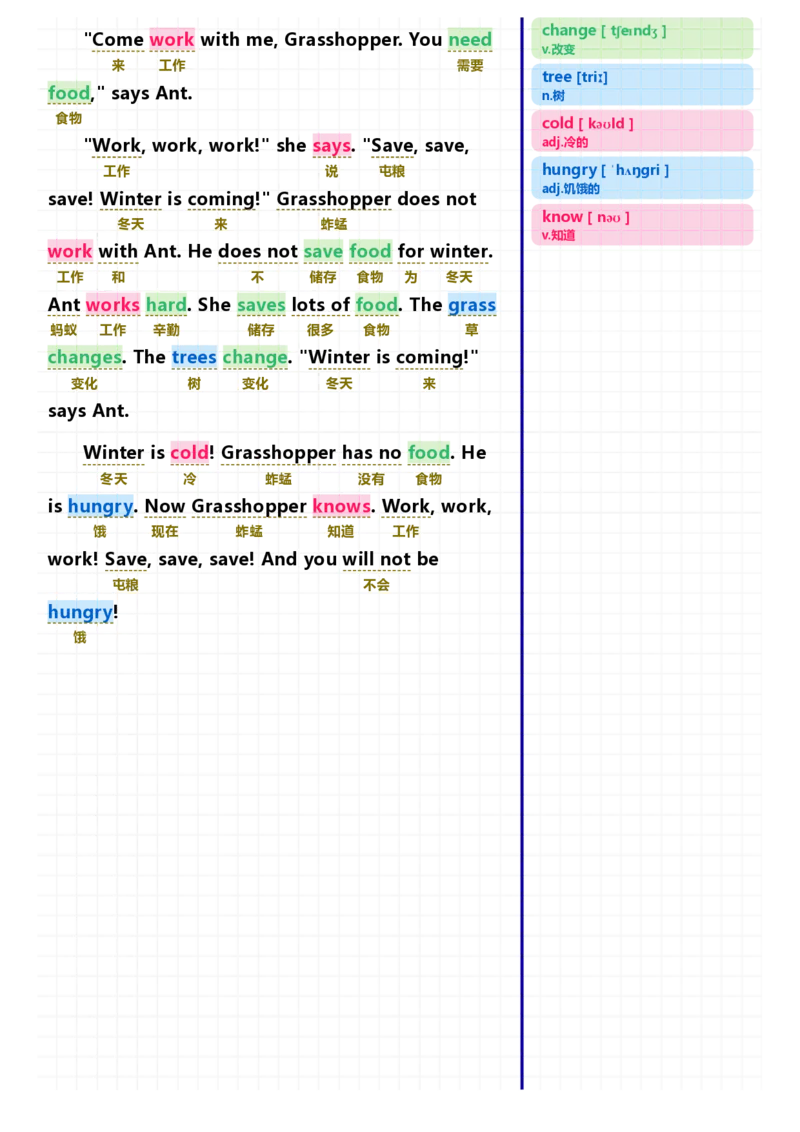 40篇短文记完小学1000核心词汇文章_Password_Removed_小学1-6年级常用的上册资源汇总_一年级上册资料