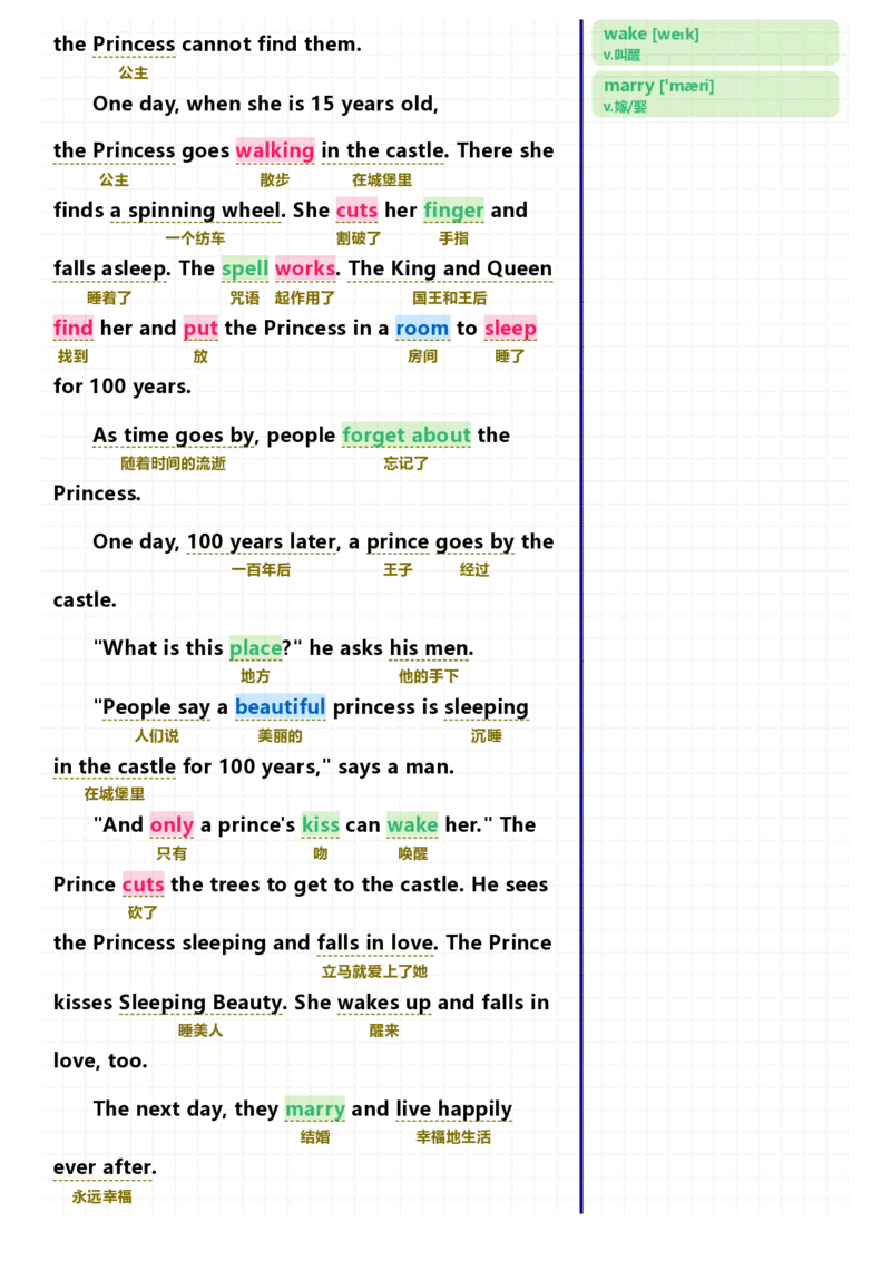 40篇短文记完小学1000核心词汇文章_Password_Removed_小学1-6年级常用的上册资源汇总_一年级上册资料