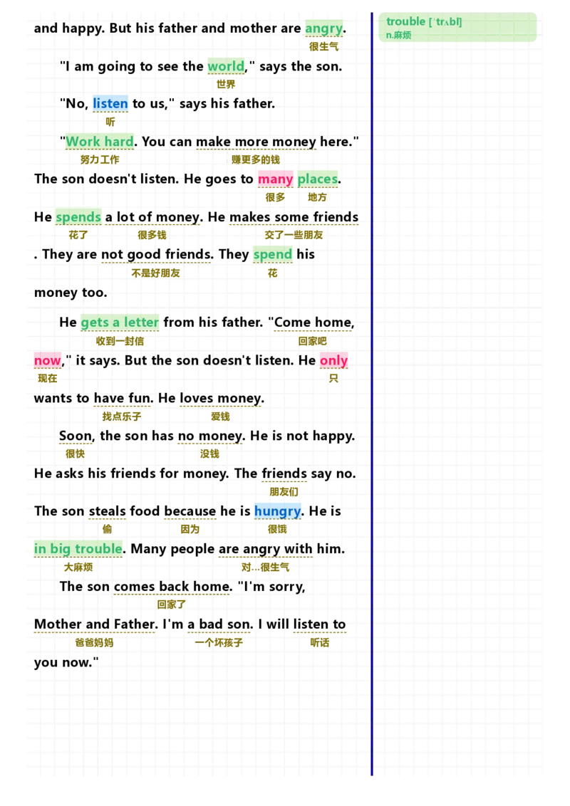 40篇短文记完小学1000核心词汇文章_Password_Removed_小学1-6年级常用的上册资源汇总_一年级上册资料
