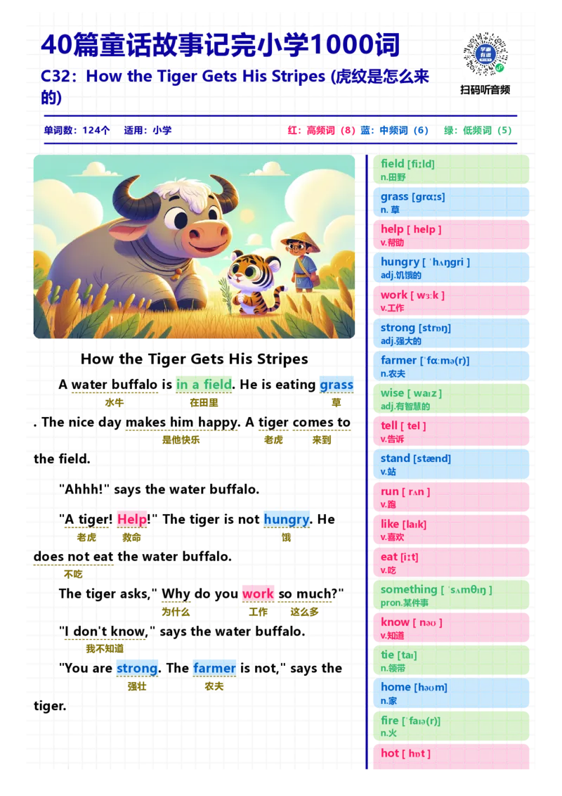 40篇短文记完小学1000核心词汇文章_Password_Removed_小学1-6年级常用的上册资源汇总_一年级上册资料