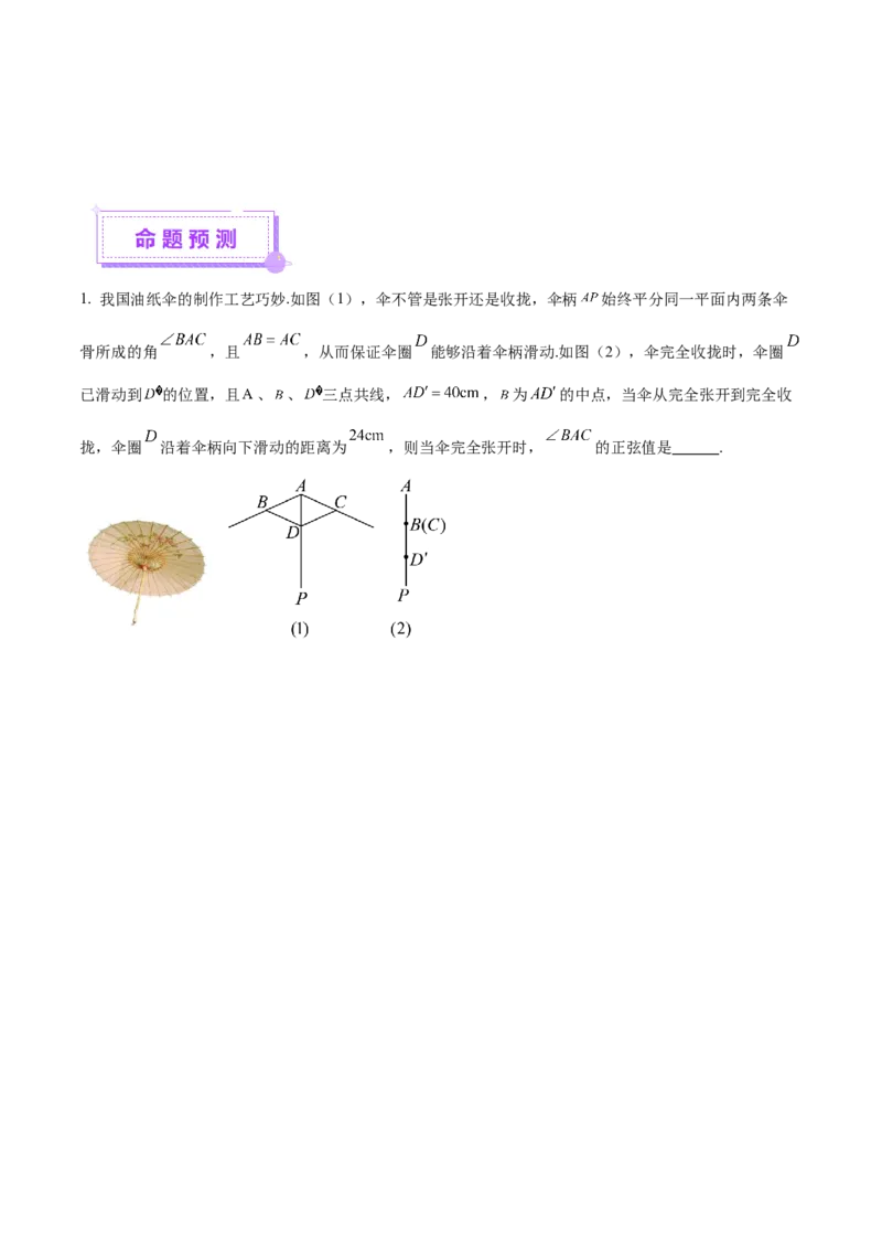 技巧03数学文化与阅读材料的解析与答题方法（原卷版）_2025年新高考资料_二轮复习_上好课2025年高考数学二轮复习讲练测（新高考通用）3379306