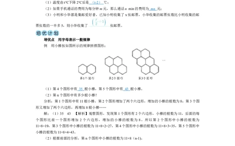 素养目标3.1.1代数式教案（表格式）2024-2025学年北师大数学七年级上册_北师大初中数学_7上-北师大版初中数学_7上-初中数学北师大（2024新版）持续更新_04教案