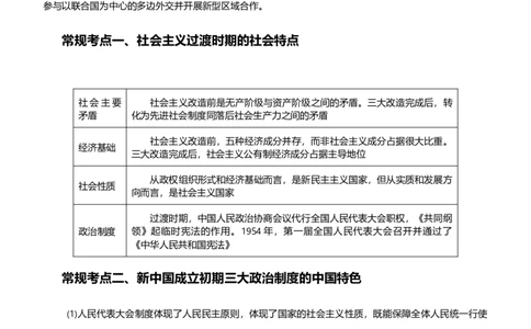 原创2021届高考二轮精品专题七具有中国特色的民主政治及外交教师版_07高考历史_通用版（老高考）复习资料_2023年复习资料_一轮+二轮_原创2021届高考历史二轮精品专题