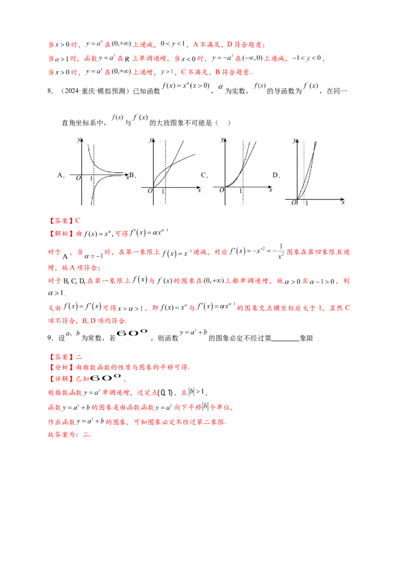 热点专题2-6函数与图像（解析版）8类题型-2025年高考数学热点题型追踪与重难点专题突破（新高考专用）_2025年新高考资料_二轮复习