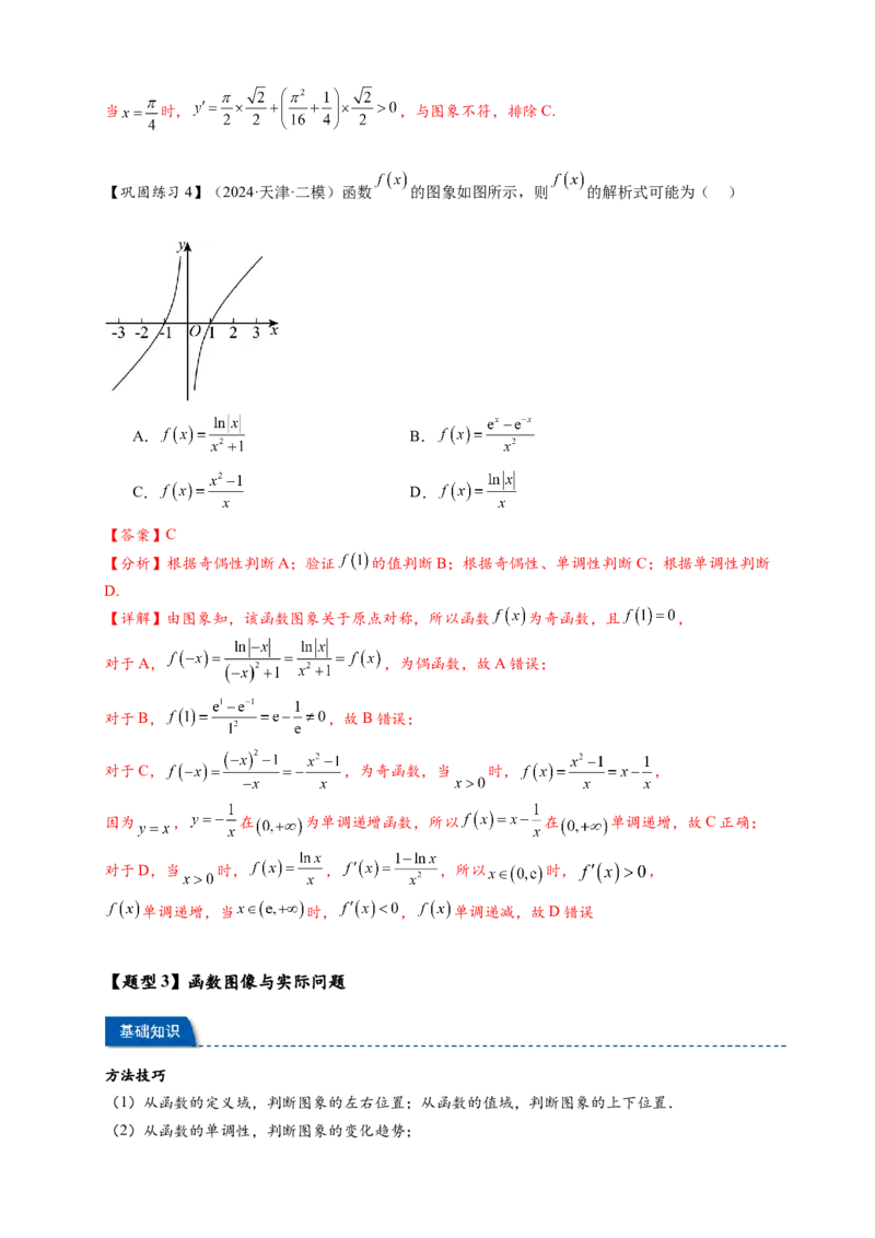 热点专题2-6函数与图像（解析版）8类题型-2025年高考数学热点题型追踪与重难点专题突破（新高考专用）_2025年新高考资料_二轮复习