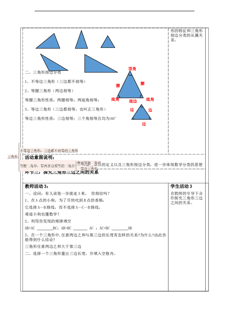 第四章《三角形》4.1三角形三边之间的关系_北师大初中数学_7下-北师大版初中数学_7下-初中数学北师大版（2025春季新版）持续更新_1.课件+教案+单元整体教学设计（齐全）