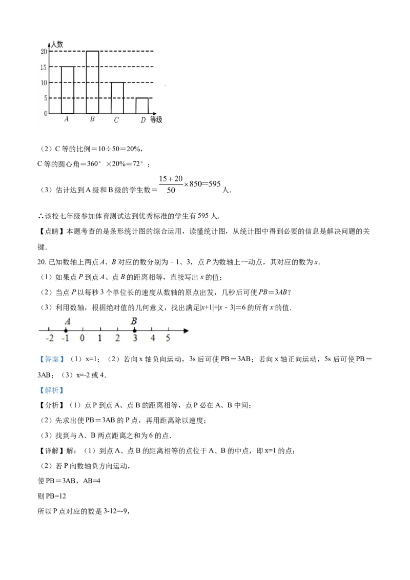 精品解析：四川省成都市郫都区2020-2021学年七年级上学期期末数学试题（解析版）_北师大初中数学_7上-北师大版初中数学_7上-初中数学北师大（旧版）赠送_05习题试卷_6历年真题
