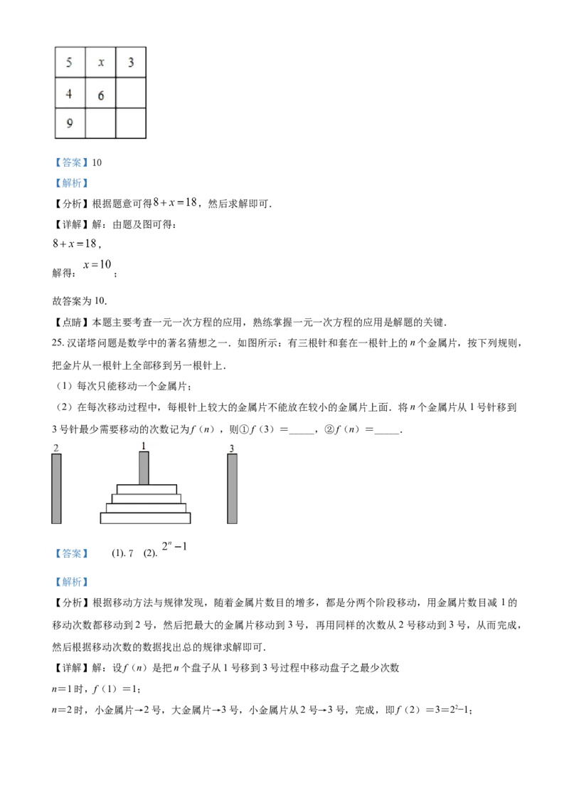 精品解析：四川省成都市郫都区2020-2021学年七年级上学期期末数学试题（解析版）_北师大初中数学_7上-北师大版初中数学_7上-初中数学北师大（旧版）赠送_05习题试卷_6历年真题