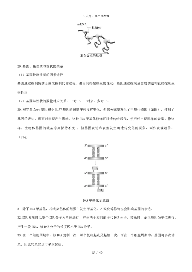 2506042025年高考生物核心知识点归纳_全国高考模拟卷_022025全国各地模拟卷合集（超值！）_2025年6月