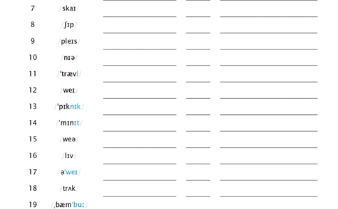 Unit5音标默单词_小学教辅2026新版+暑假衔接_《小学英语单词默写表》_外研版（三起）_3-6年级上册_2025秋四年级上册新教材单词默写_Unit5