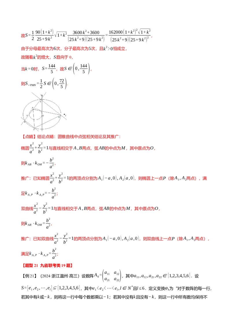 新题型01新高考新结构二十一大考点汇总（解析版）_02高考数学_2024年新高考资料_3.2024专项复习_2024年高考数学热点&middot;重点&middot;难点专练（新高考专用）